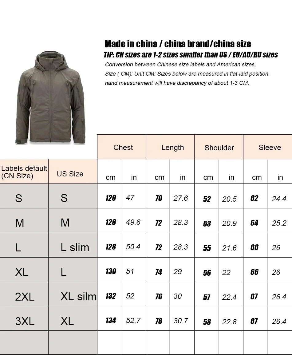 KIICEILING MIG 4.0 Winter Jackets Men, Tactical Jacket, Mens Jacket, Thermal Streetwear, Bomber Jacket, Parkas Coat Clothing