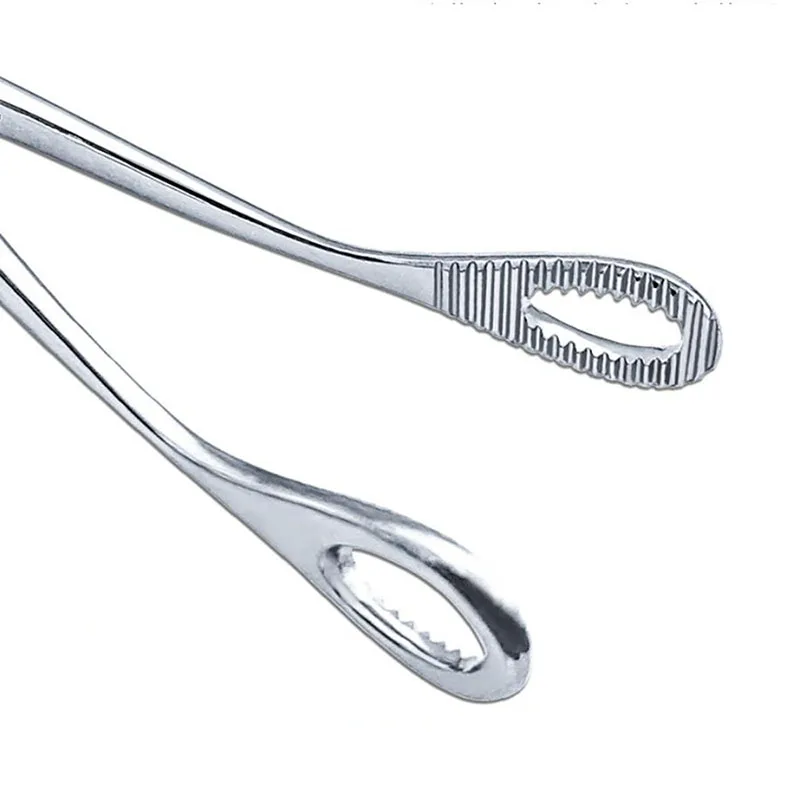 1Pcs Surgical Steel Opening Closing Needle Ball Clamp Plier Different Open Shape Tweezers Piercing Professional Puncture Tool