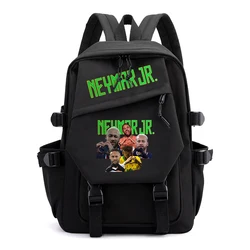 printed schoolbag black backpack for primary and secondary school students suitable for girls