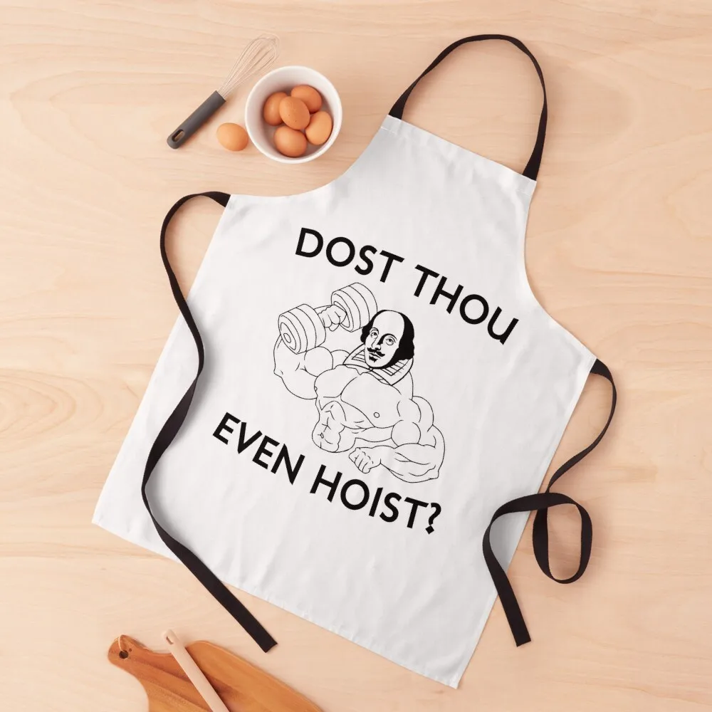 

Dost Thou Even Hoist Apron Kitchen Kawaii Accessories work ladies for kitchen useful Apron