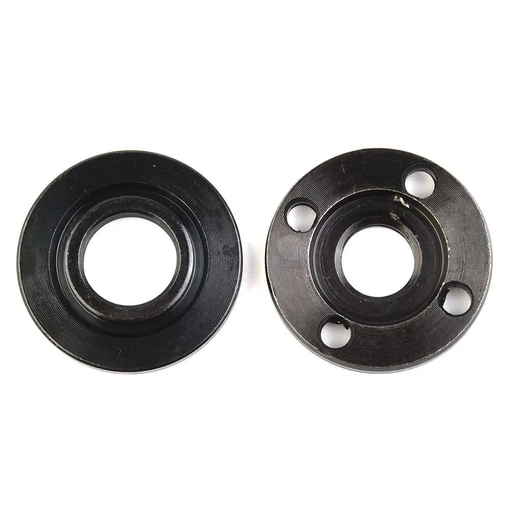 M14 Flange Nut Set Thread Replacement Angle Grinder Inner Outer  Tools Pin-Drive Holes At 30mm Spacing 40mm Diameter Tools Parts