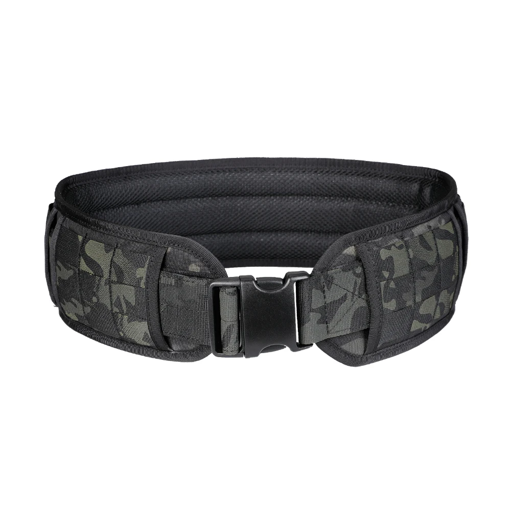 Taktischer Kampfgürtel, verstellbarer Airsoft-Taillengürtel, Schnellverschluss-Schnalle, Outdoor-Jagd, Paintball, gepolstert, verdickt, verbreiterte Taille – Detail 18