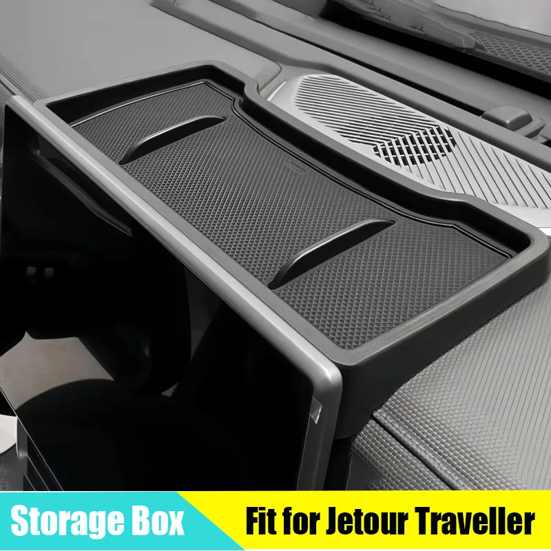 

Ящик для хранения экрана с автоматической навигацией, подходит для Chery Jetour Traveller T2 2023-2025, модифицированный ящик для хранения автомобильной приборной панели