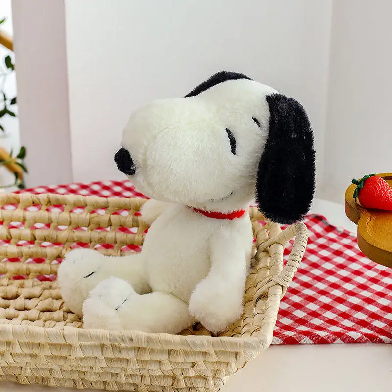 High-end cute Snoopy plush toy doll stuffed toy pillow for sleeping, bed, girls' birthday gift
