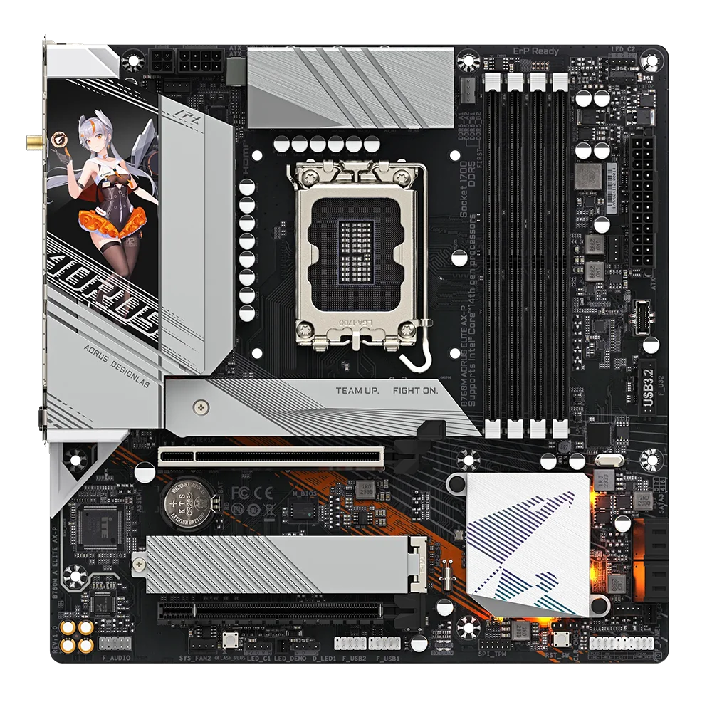 Desktop Motherboard B760M AORUS ELITE AX-P DDR5