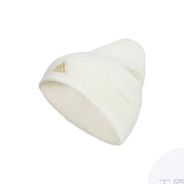 Adidas Acrylic, Cotton Beanies Unisex White JF6583