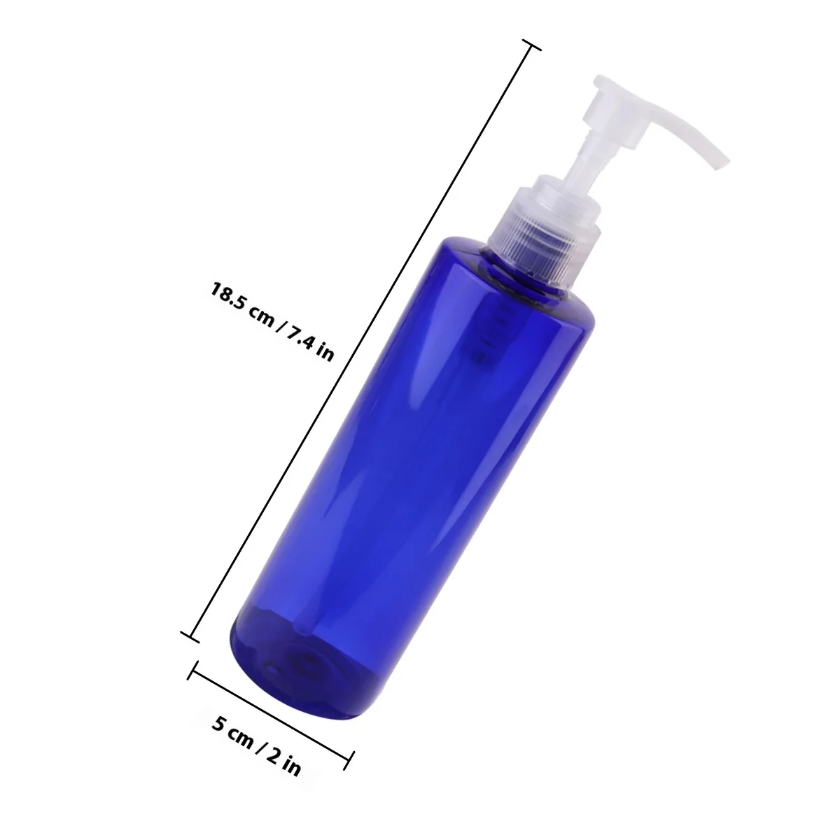 6 bottiglie di lozione da 250 ml bottiglia riutilizzabile in plastica vuota con dispenser a pompa per shampoo lavaggio corpo sapone liquido olio essenziale