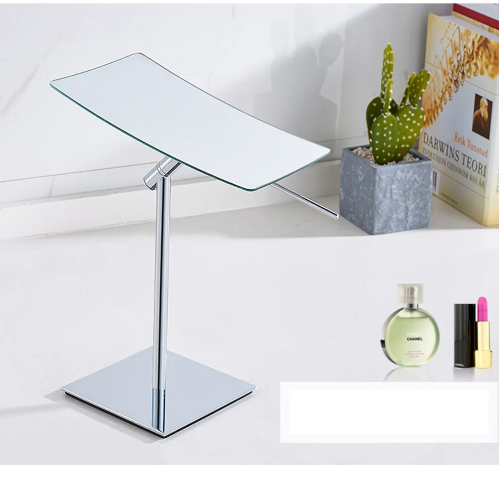 

Desktop Makeup Mirror Magnified 3x Oval Metal 360 Degree Rotating Adjustable Vanity Mirror for Bedroom Bathroom