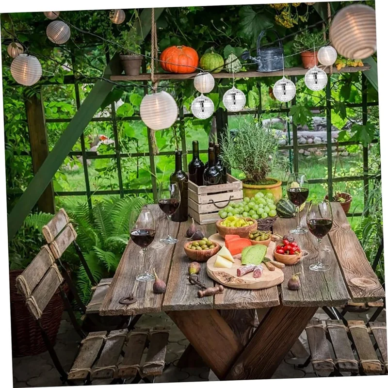 كرة مرآة A88X، كرة ديسكو صغيرة، كرة معلقة لحفلات الزفاف، كرة ليزر رغوية، شريط KTV