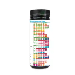 Water Test Strip 16 In 1 Water Testing Kits For Drinking Water 100pcs Testing Kits Contain PH Hardness Iron E. Coli Etc. 16