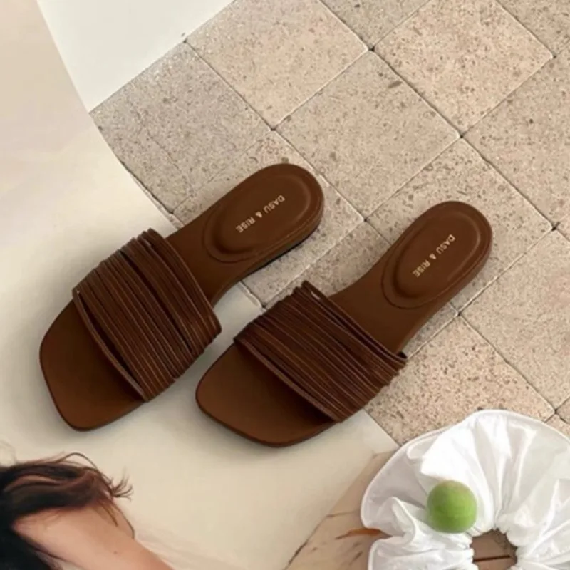 

Roman Slip-On Sandals Women's Summer Outdoor Wear Beach Casual Style Bottom Slippers