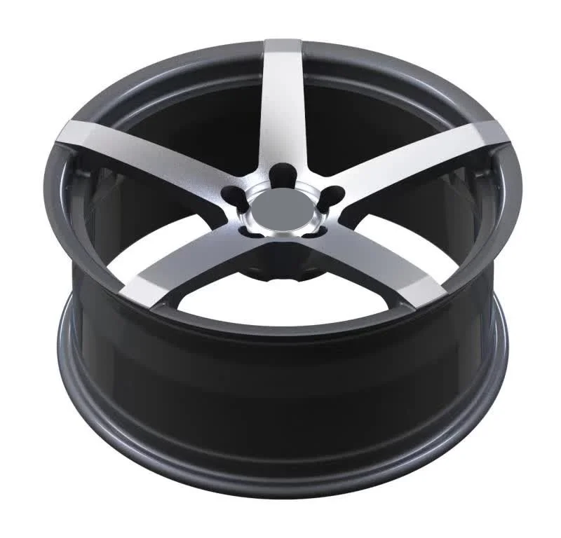 

Customized 18-22 Inch Forged Deep Disc Aluminum Alloy Wheels with 5 Holes Forged and Glossy Finish Featuring a Five Spoke Design