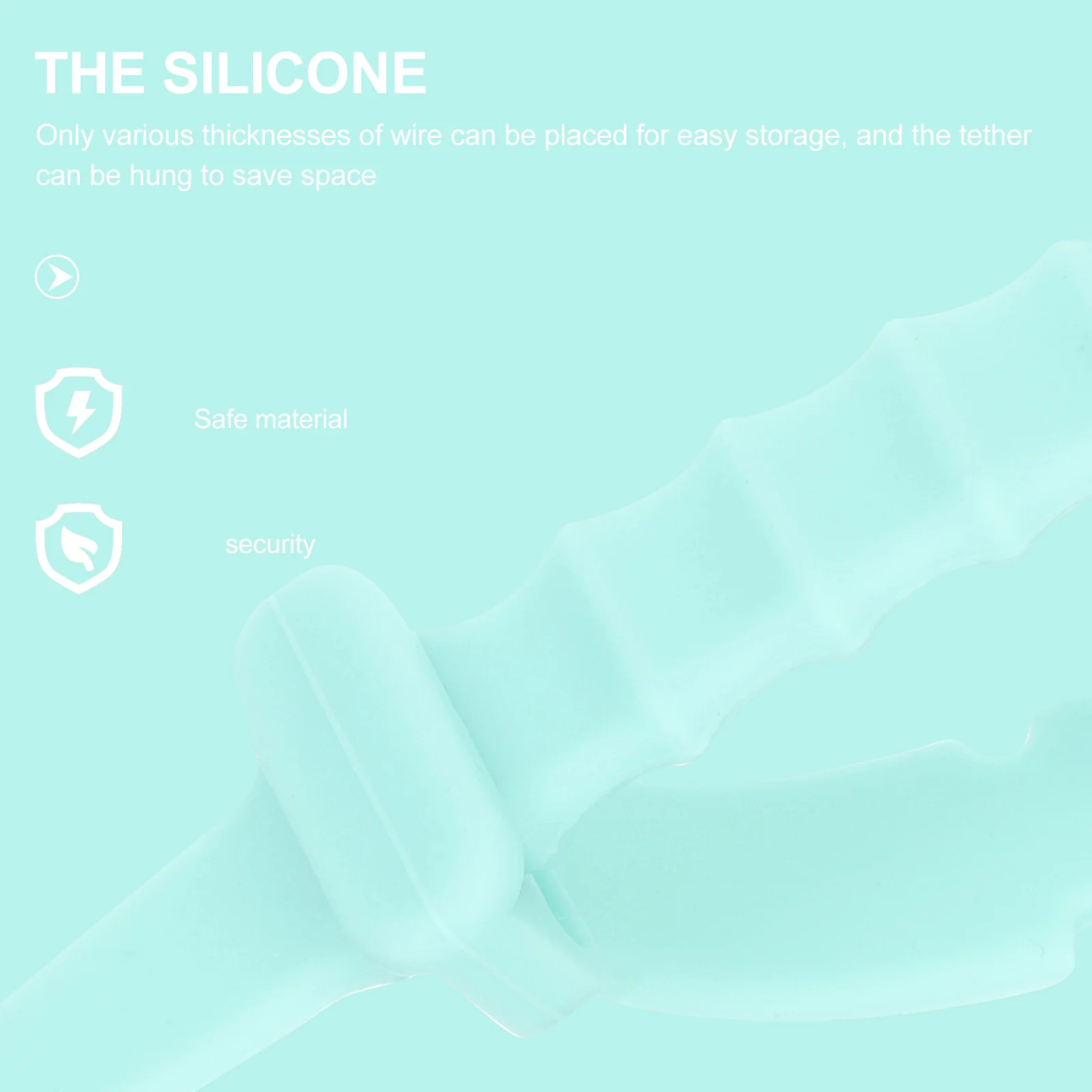 50Pcs Cable Organizer Silicone Wire Straps Adjustable Reusable Cords Holder for Earphone USB Network Audio Cord Organizer