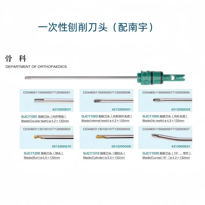 Planing Cutter Head Arthroscopic Disposable Planing Cutter Head Surgery System (with Nanyu) Domestic Inquiry