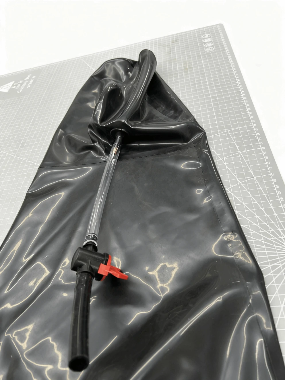 customized vacuum body sacks vacuum neck entrance sexy dark blue rubber handmade bag of high quality sheet latex cosplay view 5