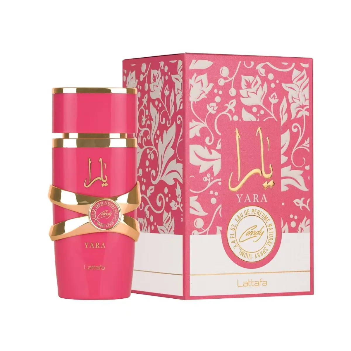 بخاخ عطر لاتافا يارا 100 مل، تواليت أو دو للسيدات، كولونيا، زهور تدوم طويلاً، عطر فانيلابورفومي للنساء