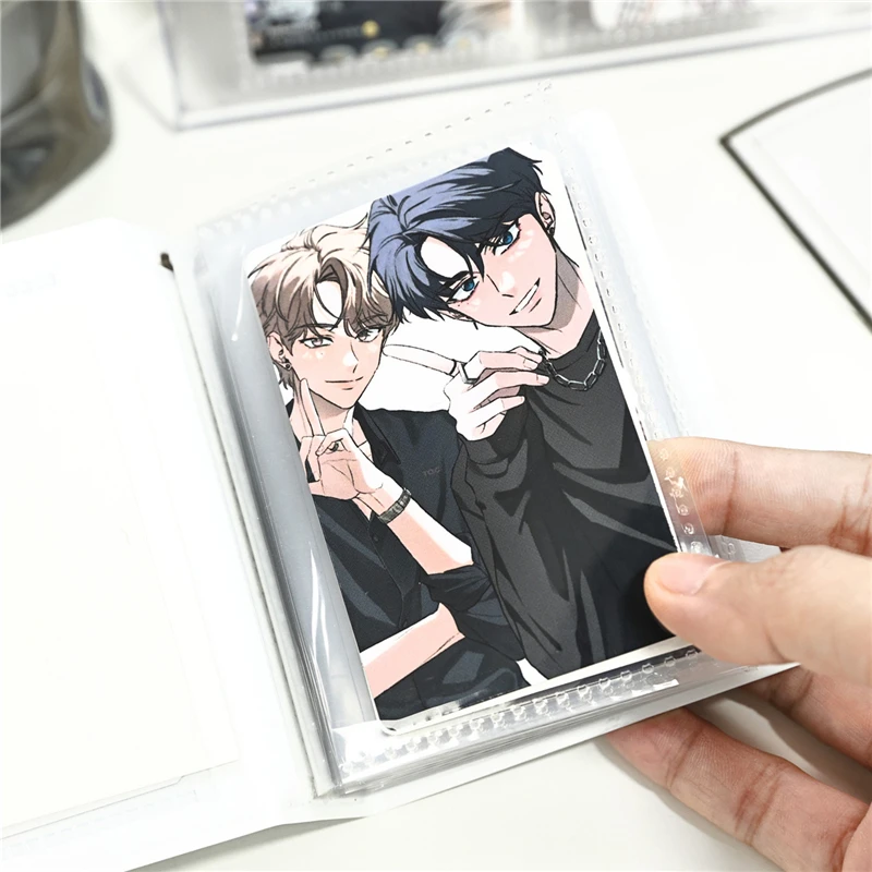 A Palace Grid 3 Inch Small Card Storage Book Star Idol Album Photo Collection Book Postcard Storage Book Lomo Card Card Album