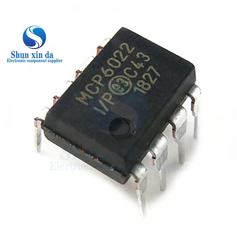 10PCS MCP6022-I/P DIP8 MCP6022 DIP-8 In Stock IC Chipset