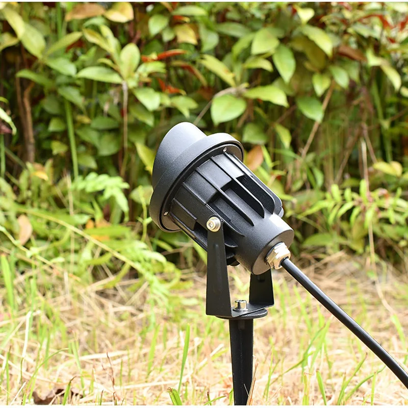 في الهواء الطلق مصباح حديقة مقاوم للماء ساحة مسار الأضواء AC85-265V DC12V الإضاءة في الهواء الطلق حديقة مصباح ليد 3 واط 5 واط 10 واط 12 واط مصباح الحديقة