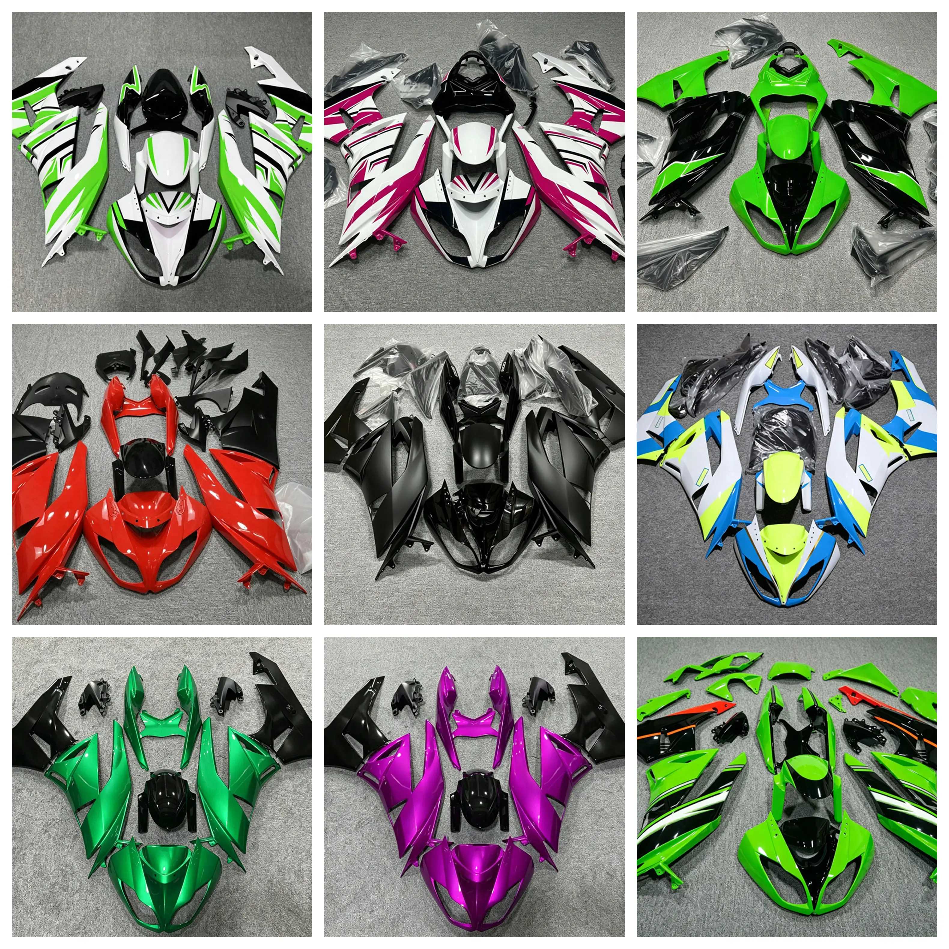 Suitable for Kawasaki ZX-6R 636 2009 10 11 2012 motorcycle refit full housing and cowling accessories can be customized