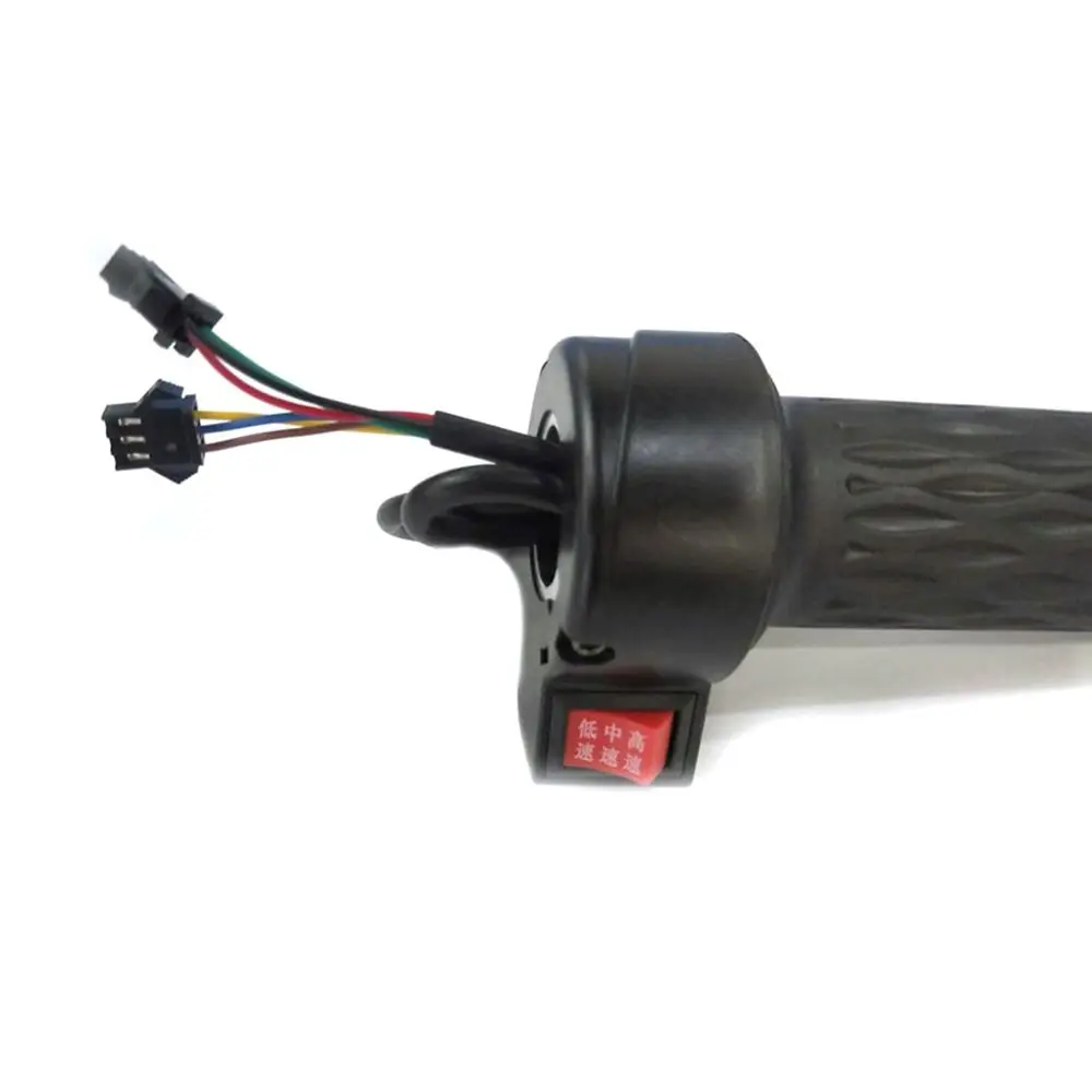 1Pair Twist Throttle Turn Handle Hall Sensor Universal Accelerator Handle Grip 12-72V Electric Bicycle Accessory