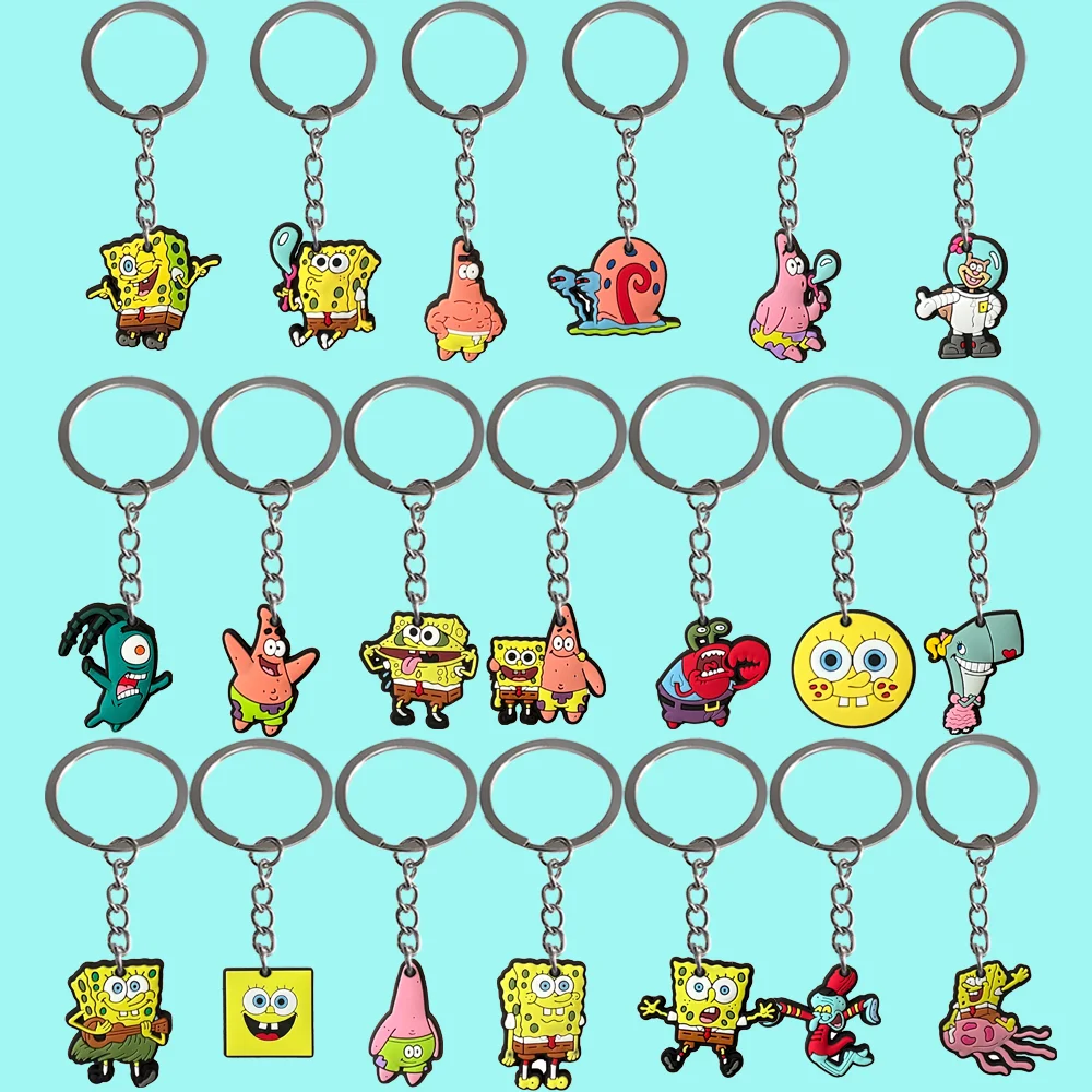 20pcs Keychain New Cartoon Keyring Key Chain Car Pendant Gifts