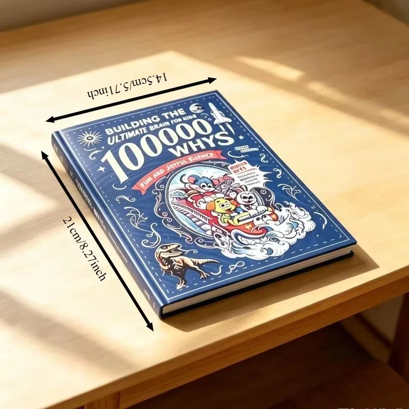 100000 Whys & Murphy's Law Kids Comic Books Set, Fun Educational Science Storybook, Children Enlightenment Reading Book Books