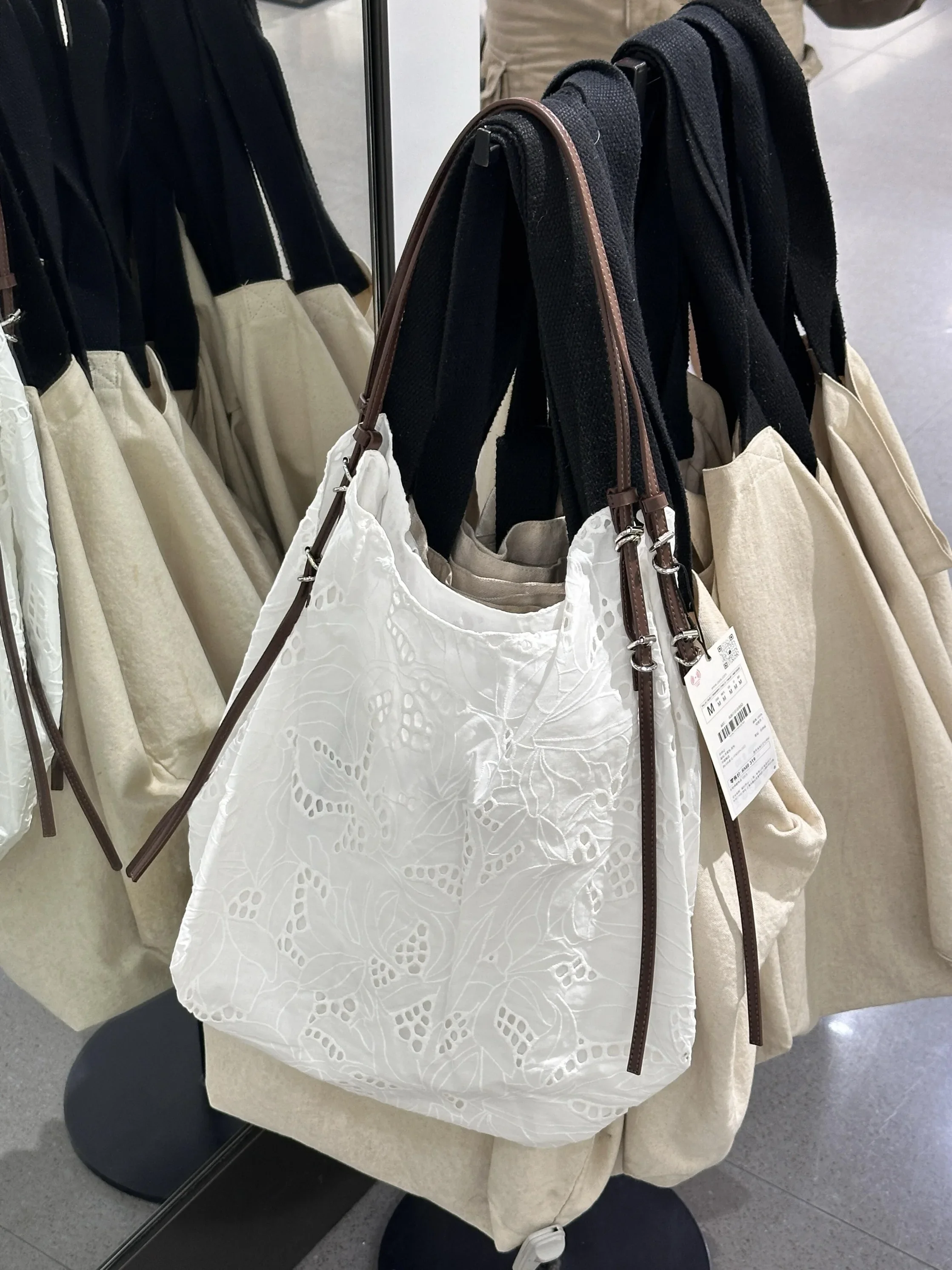 

Miyagawa Retro Large Capacity Casual Embroidered Women's Tote Bag Single Shoulder Underarm Bags