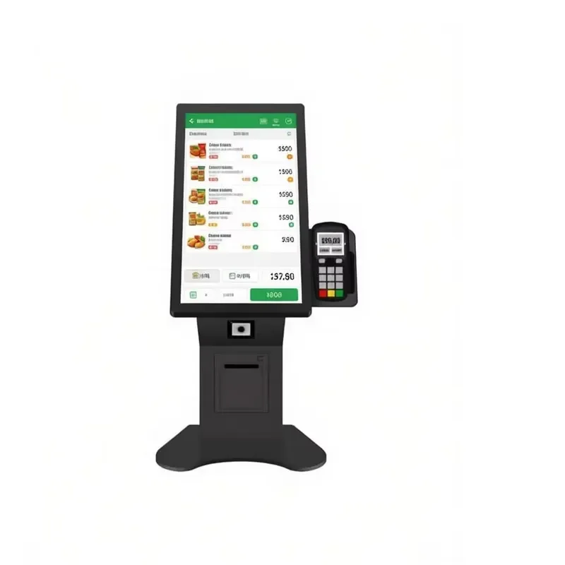 21.5 Inch Desktop Ordering Payment Kiosk Restaurant Self Ordering Terminal Self Checkout POS System Self Service POS Kiosk