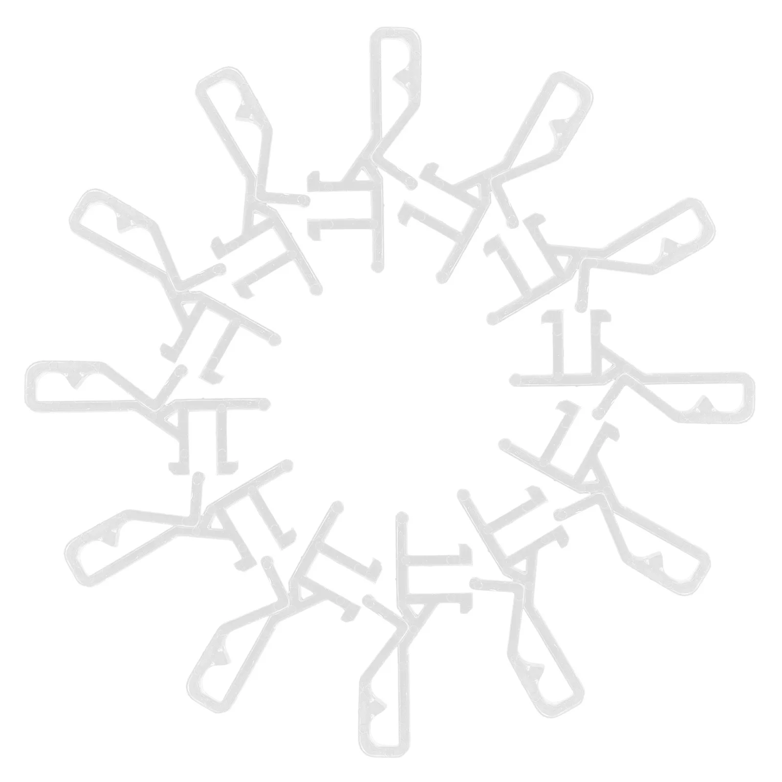 

20pcs Blind Valance Clips Clear Wear-Resistant Lightweight Home Office Hotel Window Blinds Repair Fitting Replacement Parts