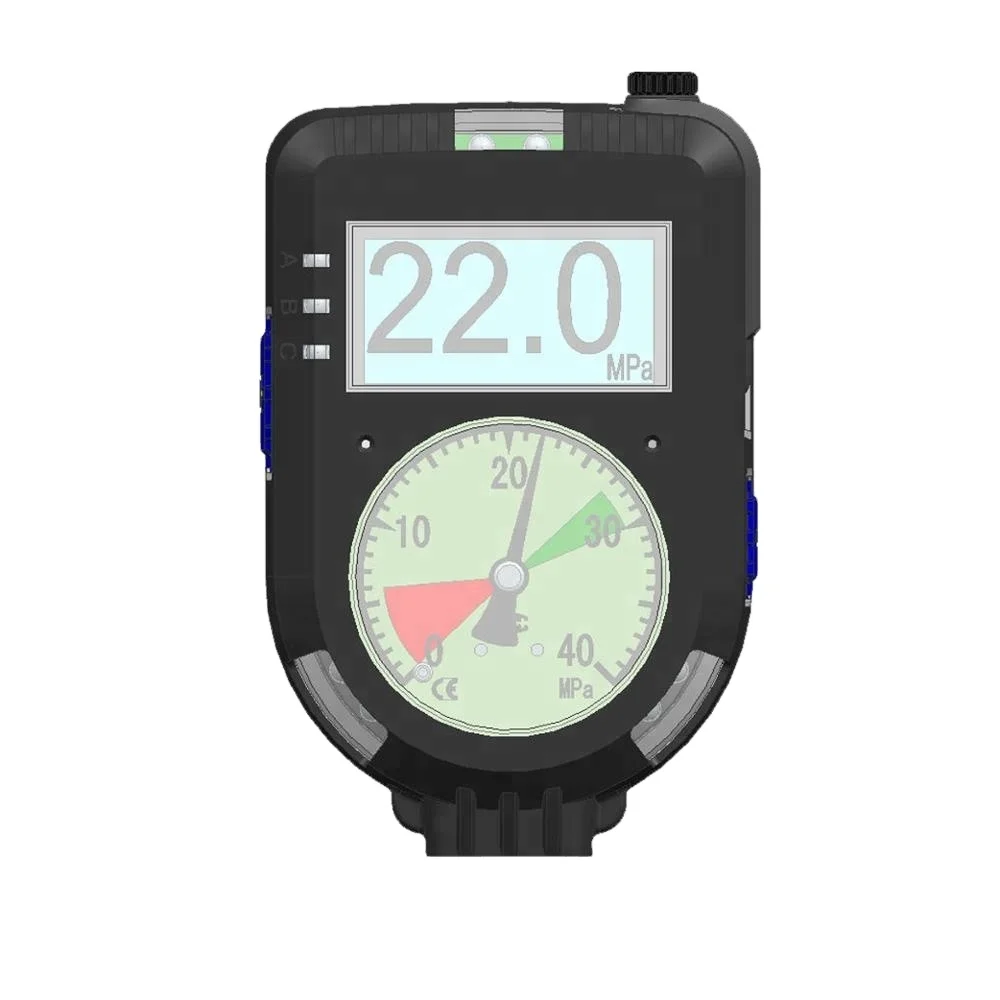 SCBA Digital pressure gauge using together with communication