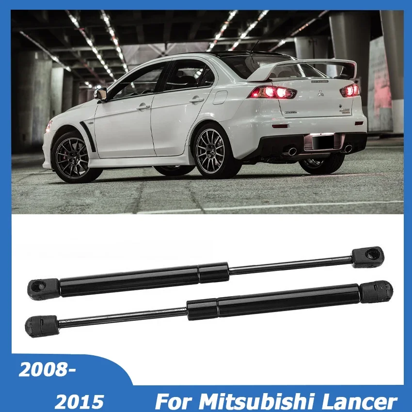 For Mitsubishi Lancer EX EVO 2008-2015 Rear Trunk Tailgate Gas Spring Shock Lift Strut Support Rod Arm Bars Car Accessories