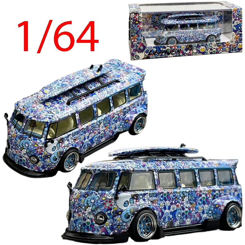 

Liberty64 Литой под давлением масштаб 1/64 Volkswagen T1 Van Kombi Модель автомобиля из сплава Volkswagen T1 Bus Play Модель автомобиля Игрушки для мальчиков