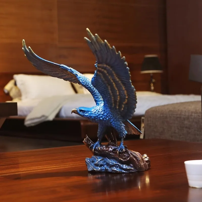 Brass Dapeng Spreading Wings Eagle Ornament Office Exhibition Hongtu Crafts Opening Gift Ornament