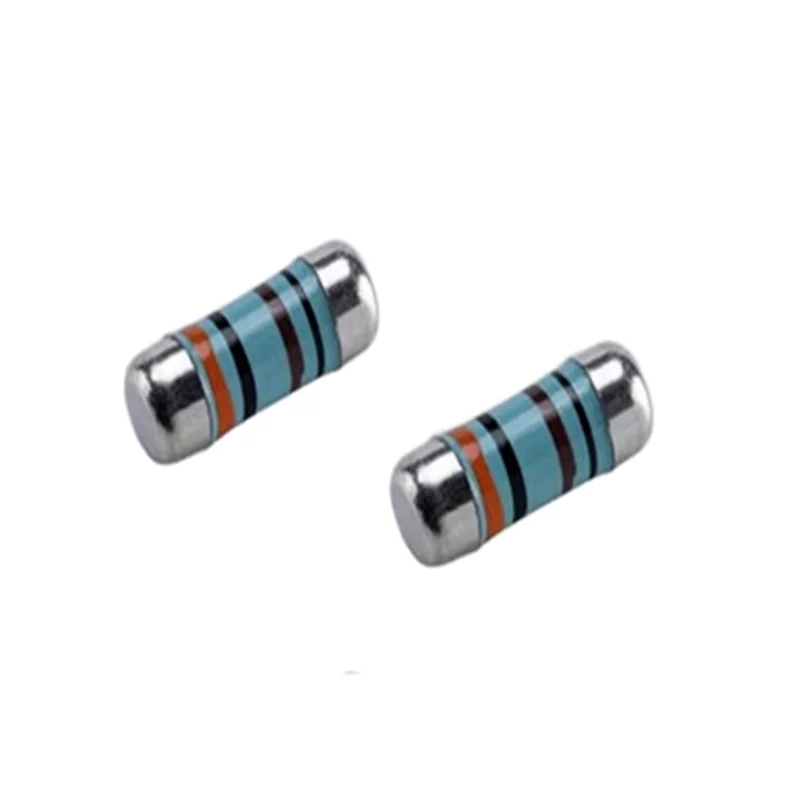 50pcs 0204 0207  wafer resistor metal film resistor low temperature coefficient 0.25W 0.5W 1W 50PPM, accuracy 1%, 0.1Ω~10MΩ