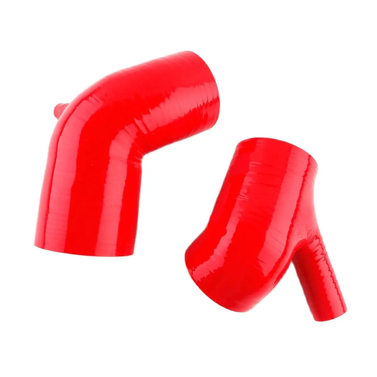 FOR 1997-2006 BMW E46 325i 323i 328i M52 M54 2.5L 2.8L L6 Air Intake Pipe Throttle Body Boot Hoses Kit Silicone Tubes 2Pcs