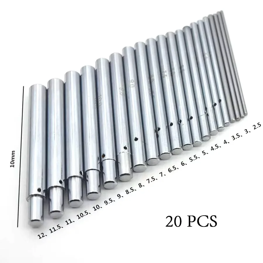 

Manual Jump Ring Maker Machine - 20pcs Spindles (2.5-12mm) - Jewelry Making Tools for DIY Craft, Professional Jewelry Supplies