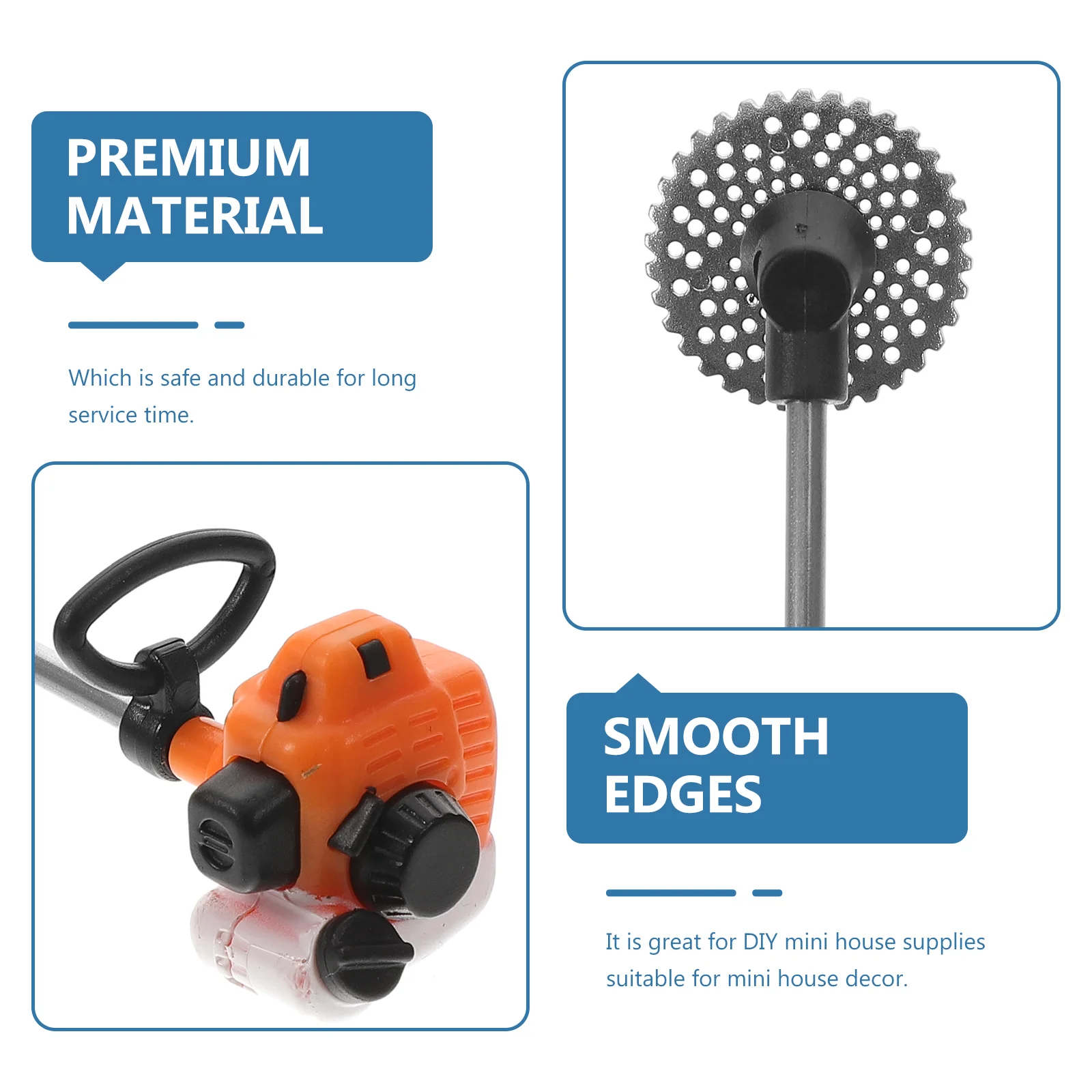 Мини-газонокосилка Tiny для дома, миниатюрные маленькие модели, украшения из ПВХ