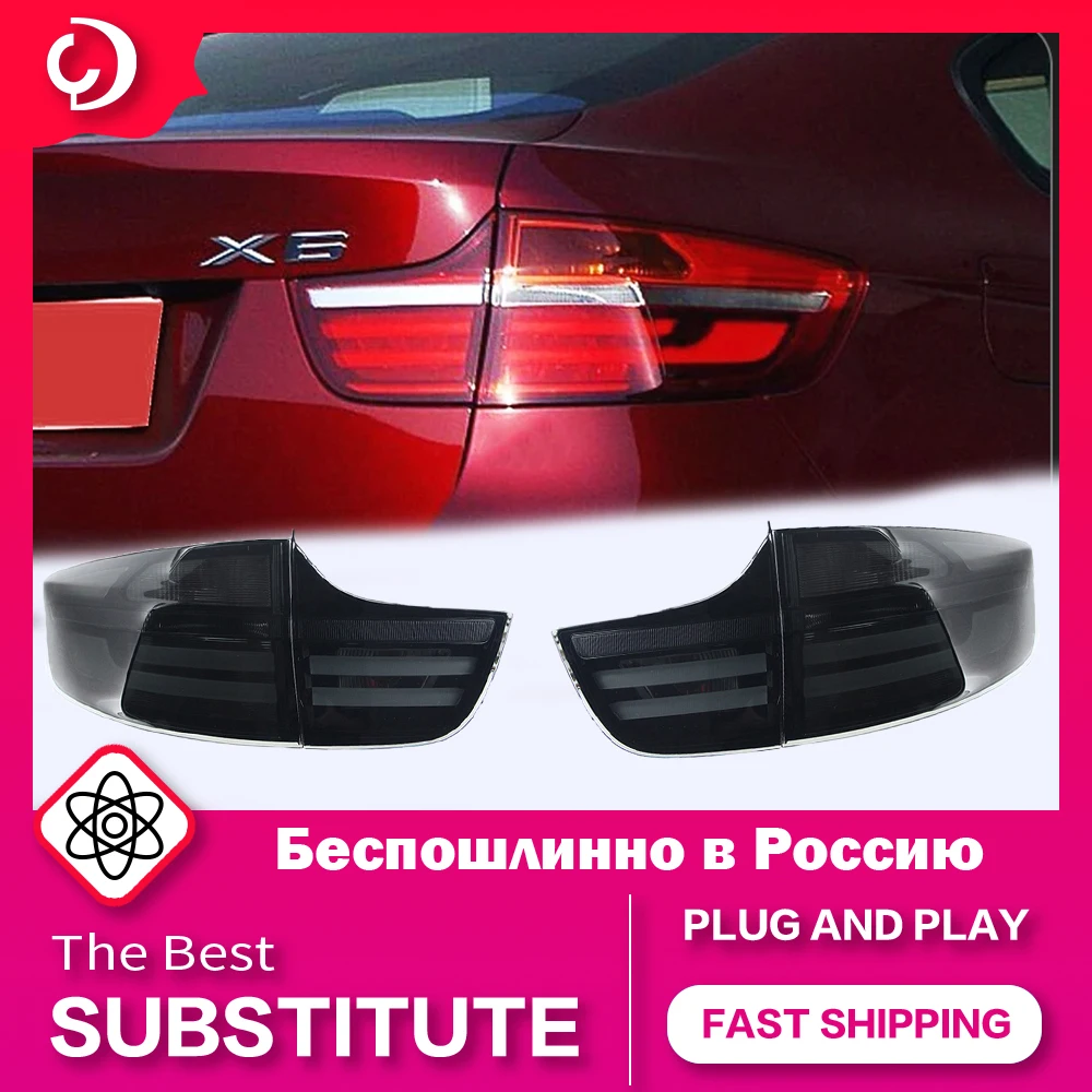 

AKD Car Styling Taillights for BMW X6 E71 2008-2014 LED DRL Running Turn Signal Rear Reverse Brake Light Replacement