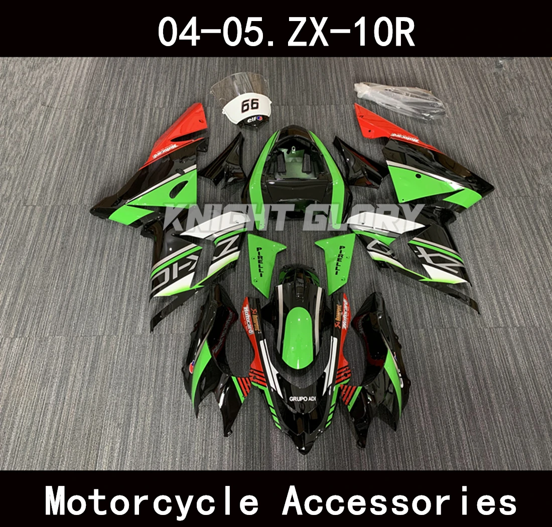 

New ABS Injection Molding Fairings Kits Fit For ZX-10R 2004 2005 Bodywork Set Motorcycle Accessories