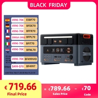 OSCAL Portable PowerStation PowerMax 2400 Pro, 2400W Solar Generator, 2016Wh LiFePO4 Battery, 1.45 H Charge, HD Stereo Speaker