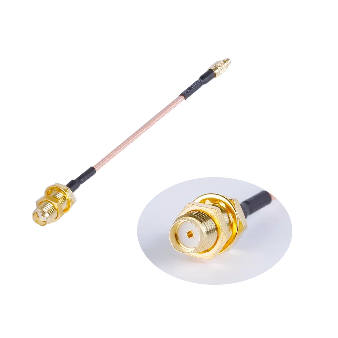 2 шт./1 пара Chimera7/XL10 аналоговый/BLITZ VTX кабель-адаптер MMCX прямой к SMA гнездо 75 мм/100 мм для деталей дрона FPV