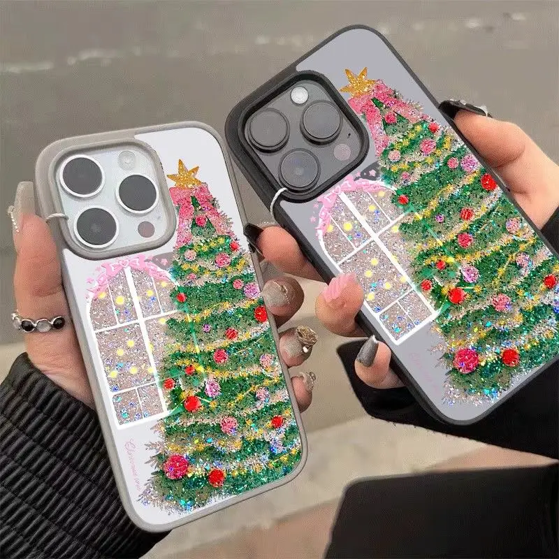 

For MagSafe Magnetic Case for iPhone 17 Air 16 Pro Max 15 14 13 12 11 Plus Wireless Camera Shield for Male Female Christmas Bear