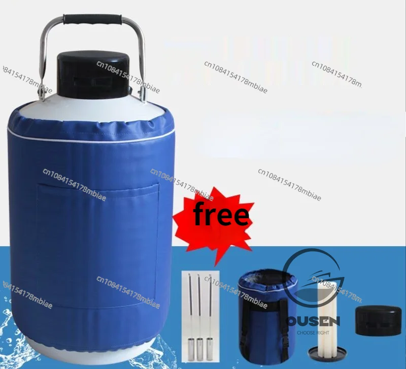 YDS-10/ 3/6/10/15/30L Liquid Nitrogen Container Cryogenic Tank Dewar Liquid Nitrogen Container with Liquid Nitrogen Tank