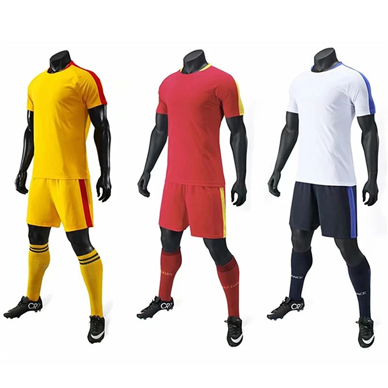 

Men Kids Soccer Sportswear Running Shirt+Shorts Sport Suits Quick Dry Football Jersey Sets Men's Tracksuit