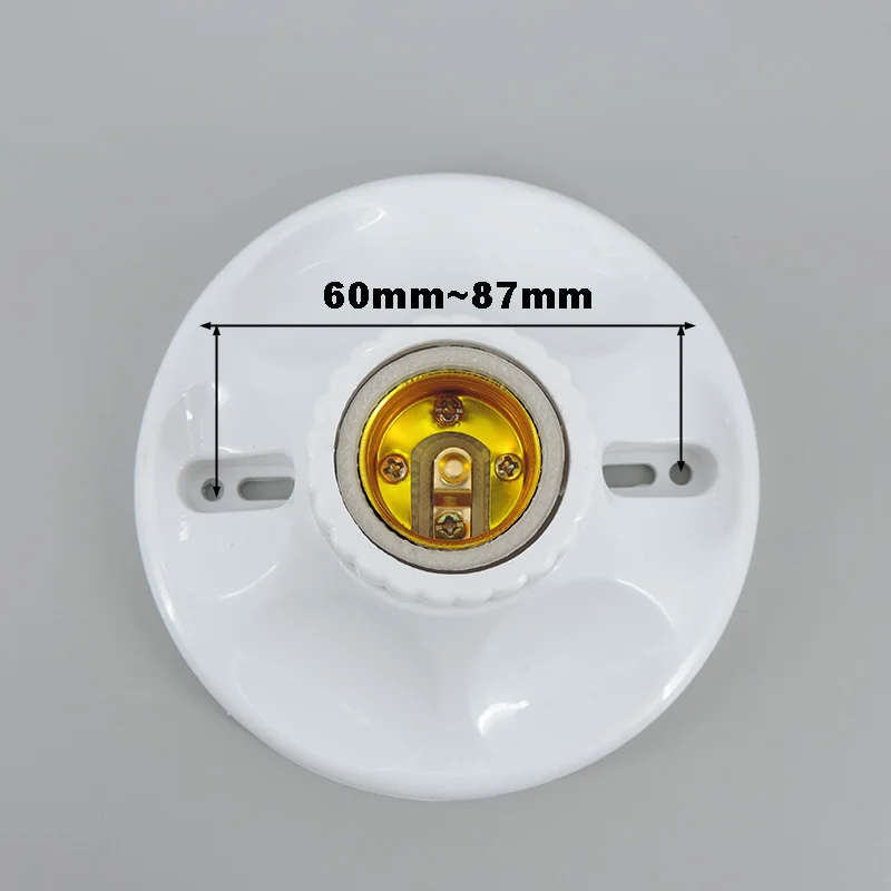 E27 Lamp Holder E27 Bulb Holder Lamp Socket Ceramic Bulb power Socket Lamp Base Rated Voltage 220V Rated Current 10A