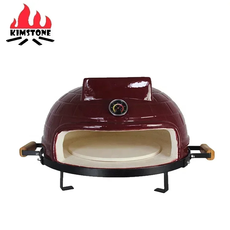 KIMSTONE Wood Burning Pizza Oven Charcoal Grill Outdoor Commercial Charcoal Bbq Grill Pizza Oven