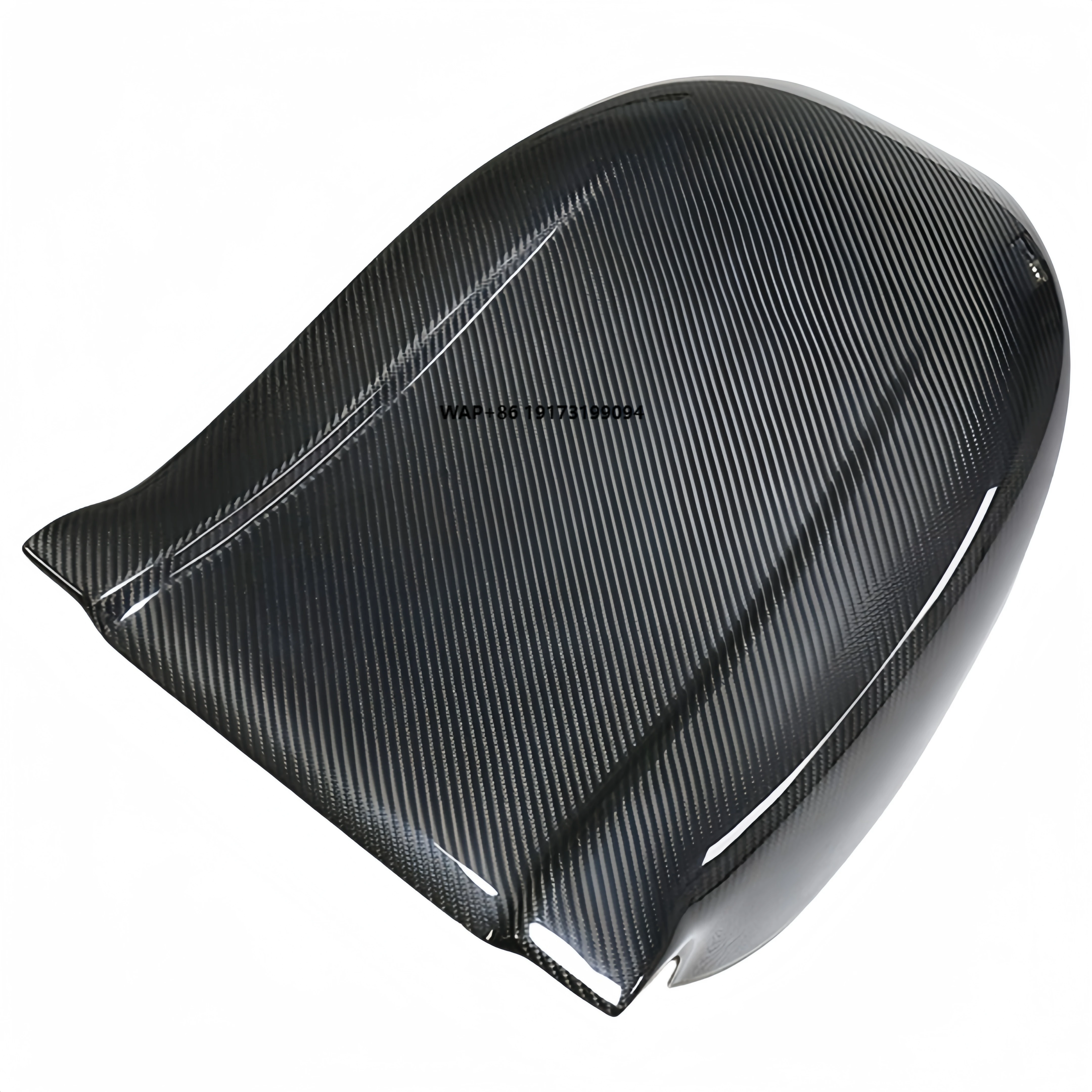 For  MODEL S 2020-premodern Dry Carbon Fiber Front Seat Back Cover 2pcs Shell Interior Trims Replacement Decoration Parts