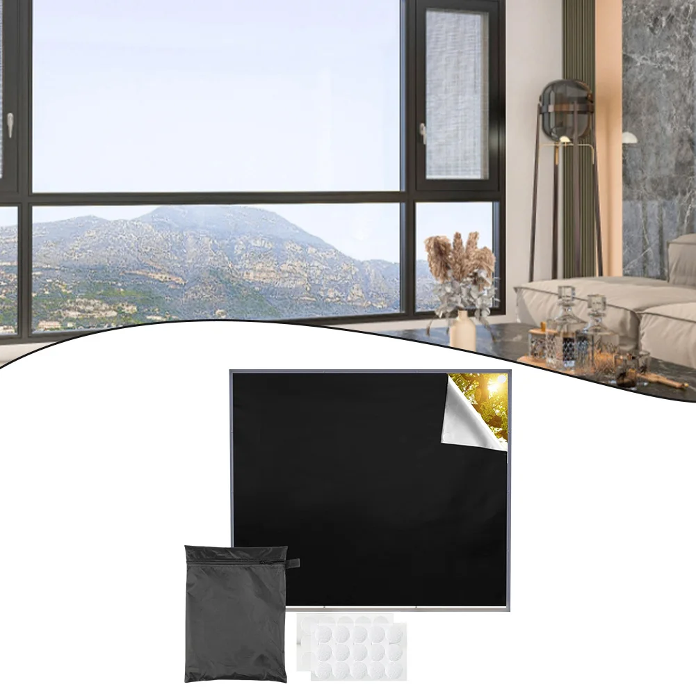 Magnetic Blackout Shade For Windows Using 420D Fabric Designed For Privacy And Sleep Support In Multiple Environments