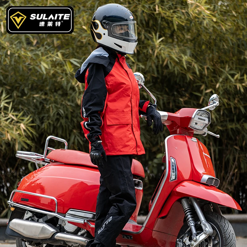 Impermeável Motorbike Split Raincoat Set para homens e mulheres, motocicleta, scooter, ao ar livre, Bike Riding, roupas impermeáveis, M-3XL